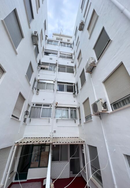 Renovación de paredes en patio de luces